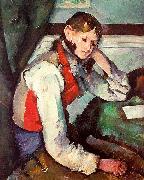 Paul Cezanne Boy in a Red Waistcoat USA oil painting reproduction